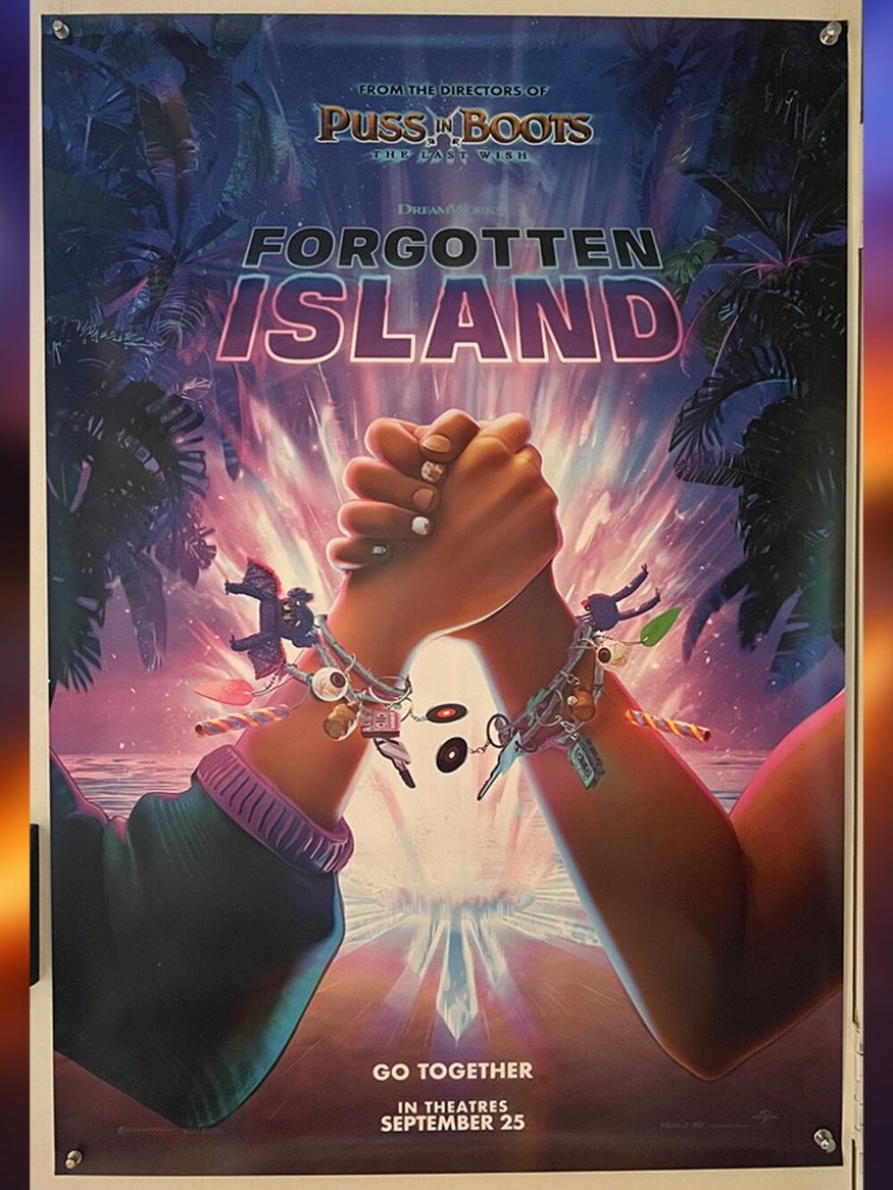 FORGOTTEN ISLAND (2026) - ORIGINAL DOUBLE SIDED ADVANCE A MOVIE POSTER